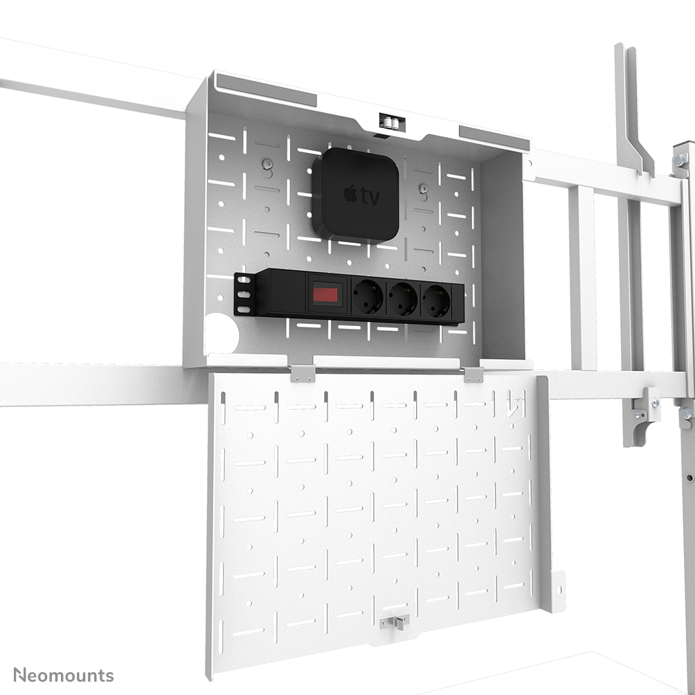 Neomounts FL50-575WH1 TV trolley 65-110" - snelle installatie - TÜV